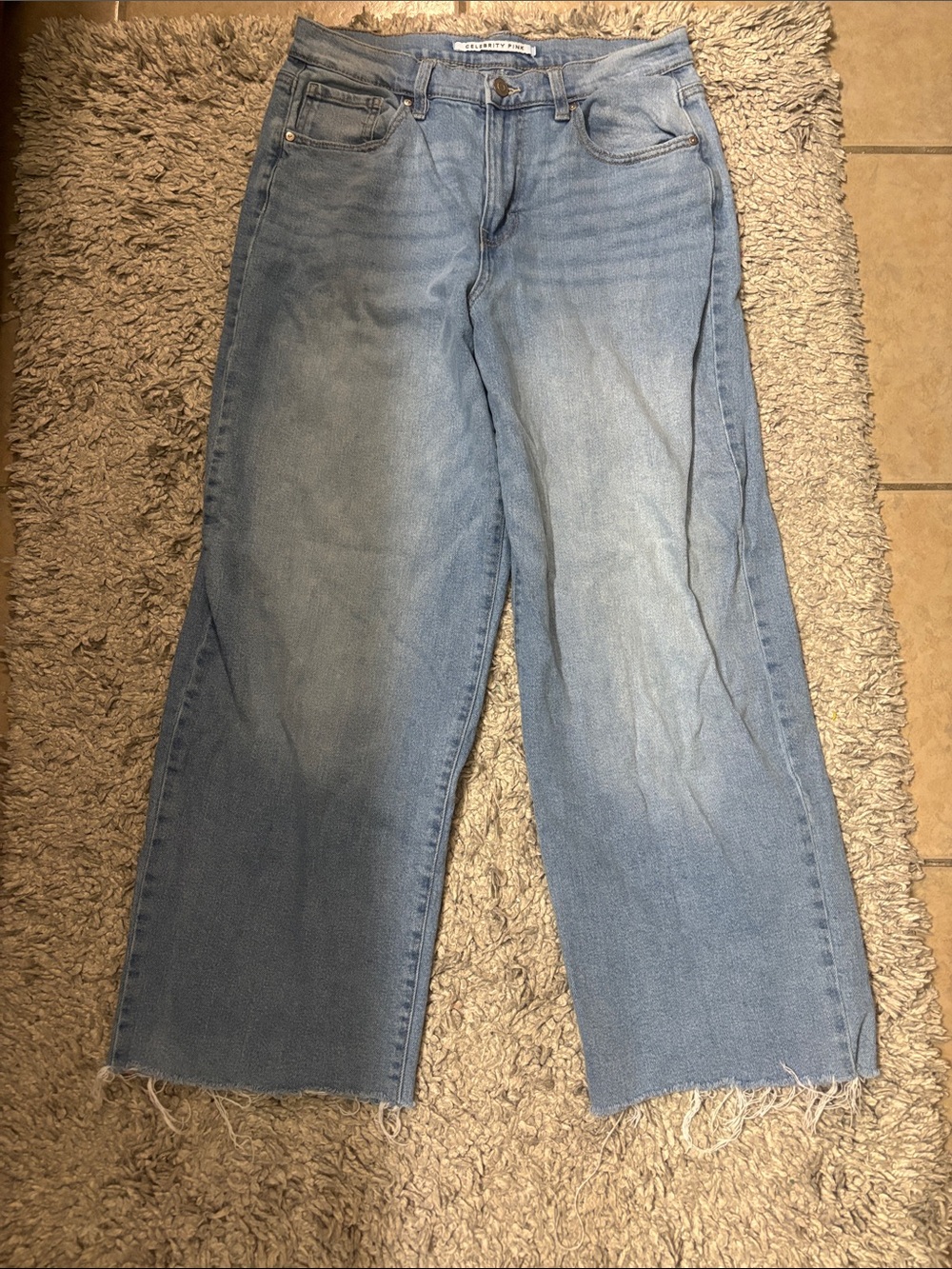 Light Blue Wide Leg Women's Jeans